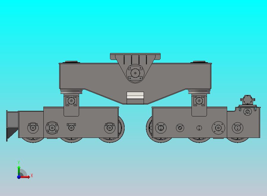 门座起重机运行机构三维