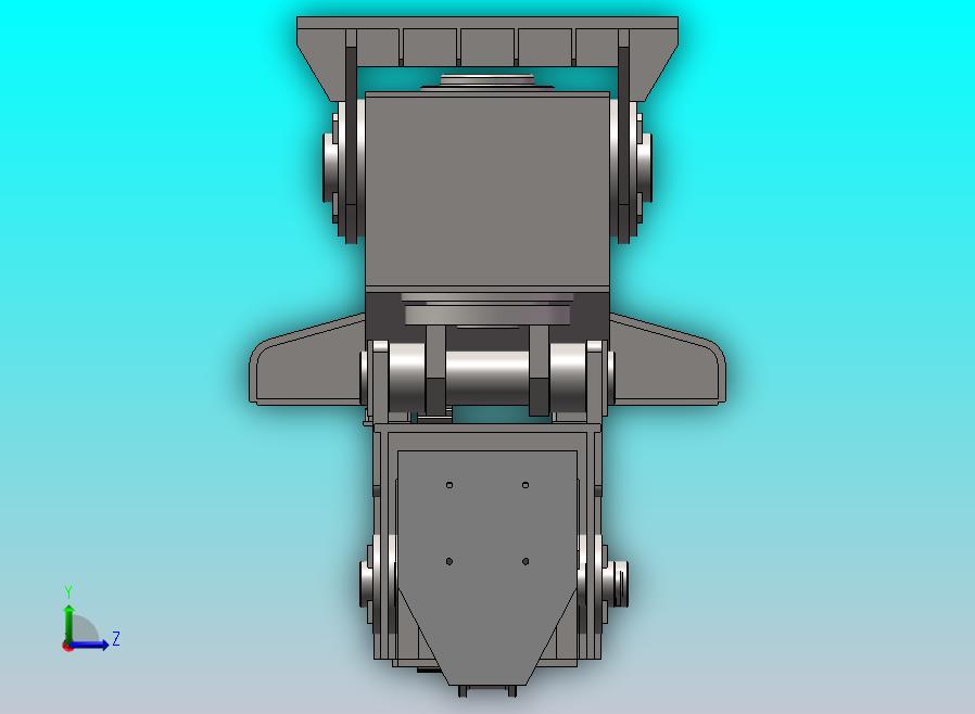 门座起重机运行机构三维