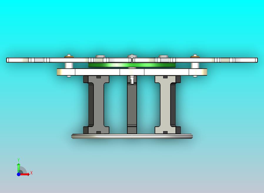 多轮式同步运动槽轮机构