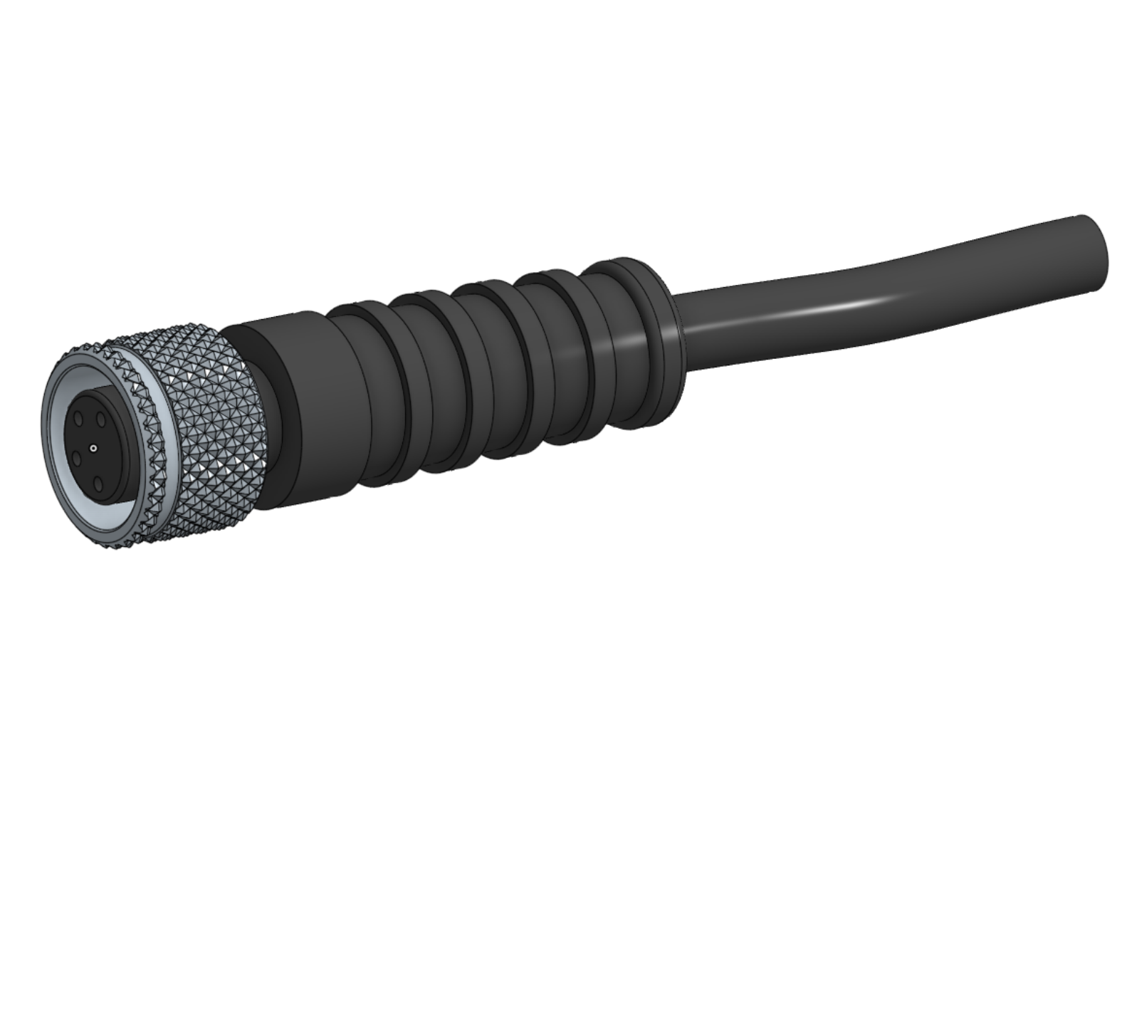 M8 4针A母直信号连接器