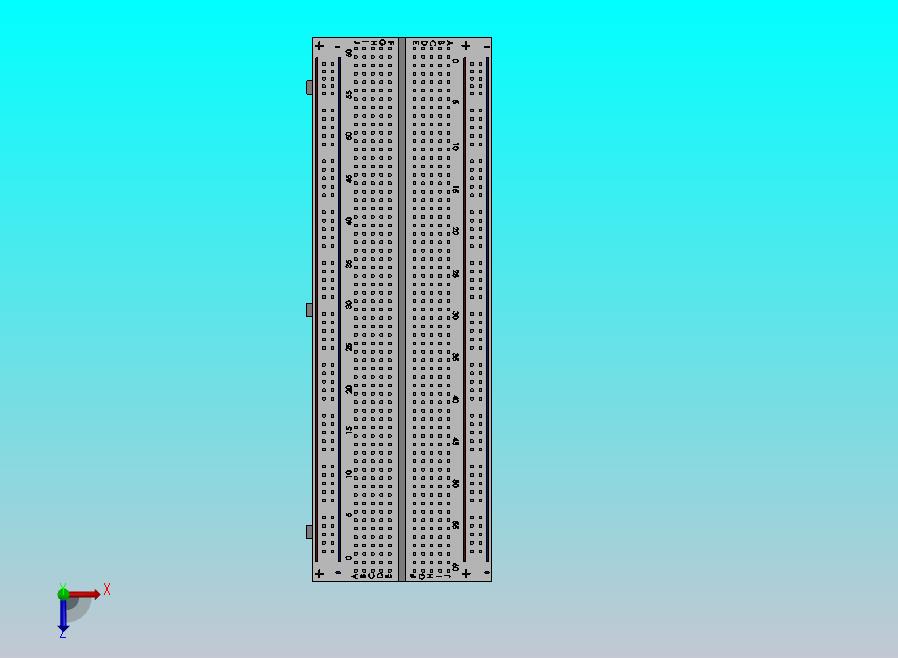 830 个连接点试验板