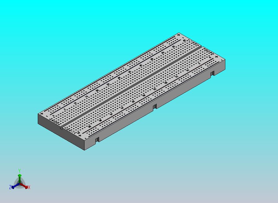 830 个连接点试验板