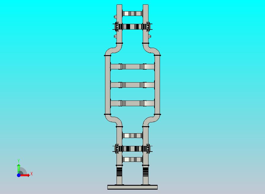 带安装件的梯架底盘