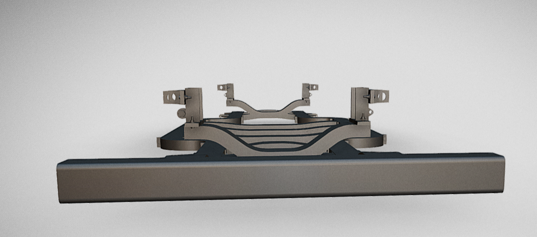 带安装件的梯架底盘