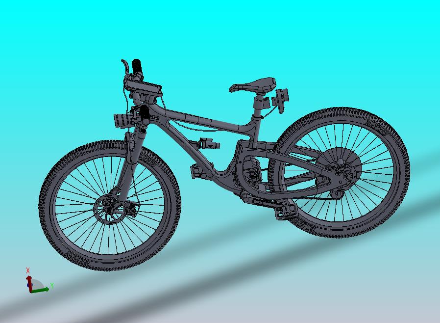 自行车改造的充电配件设计模型