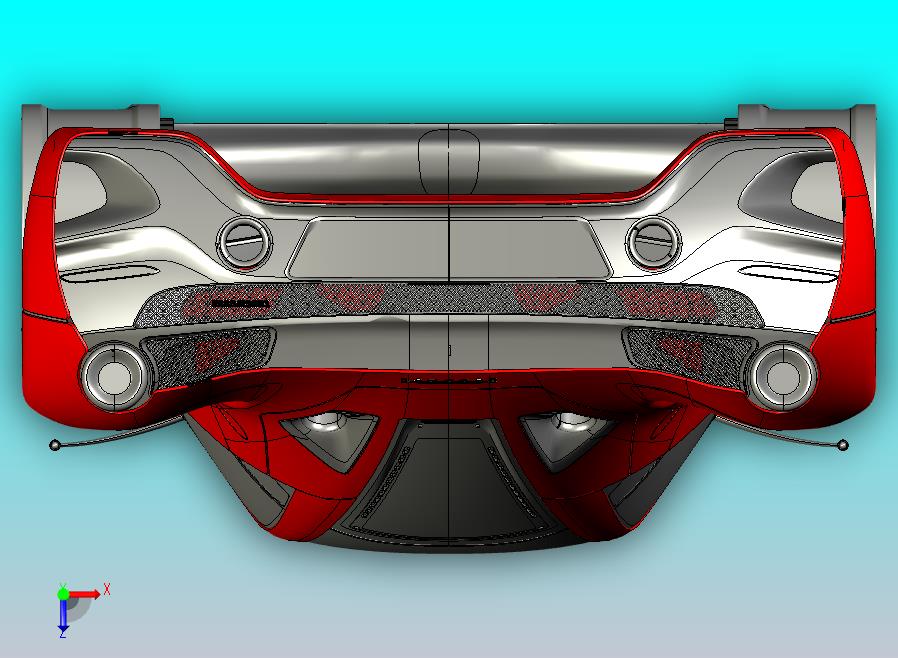 法拉利赛车模型 (2)