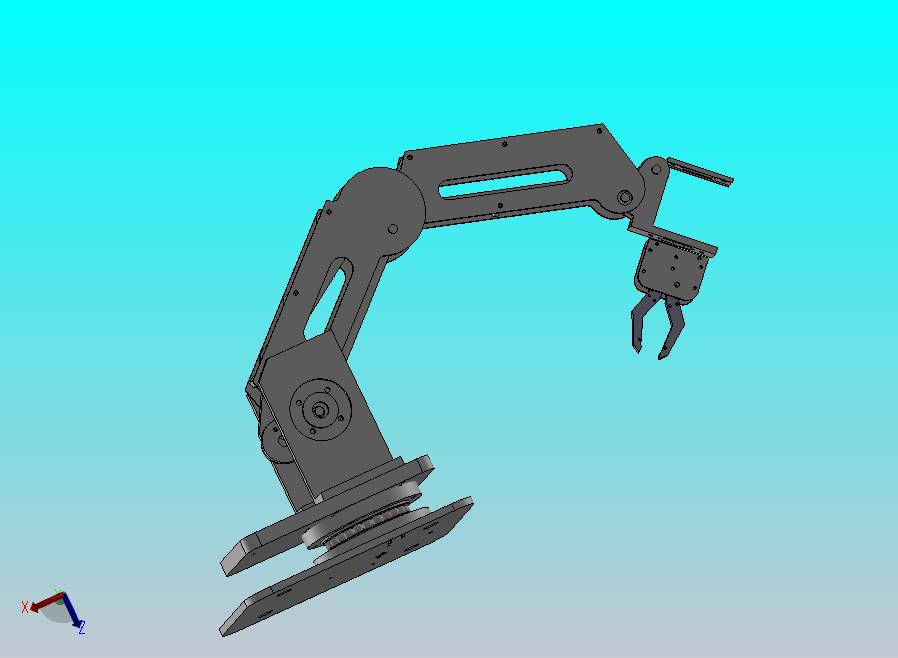 人形机器人机械臂设计+说明书