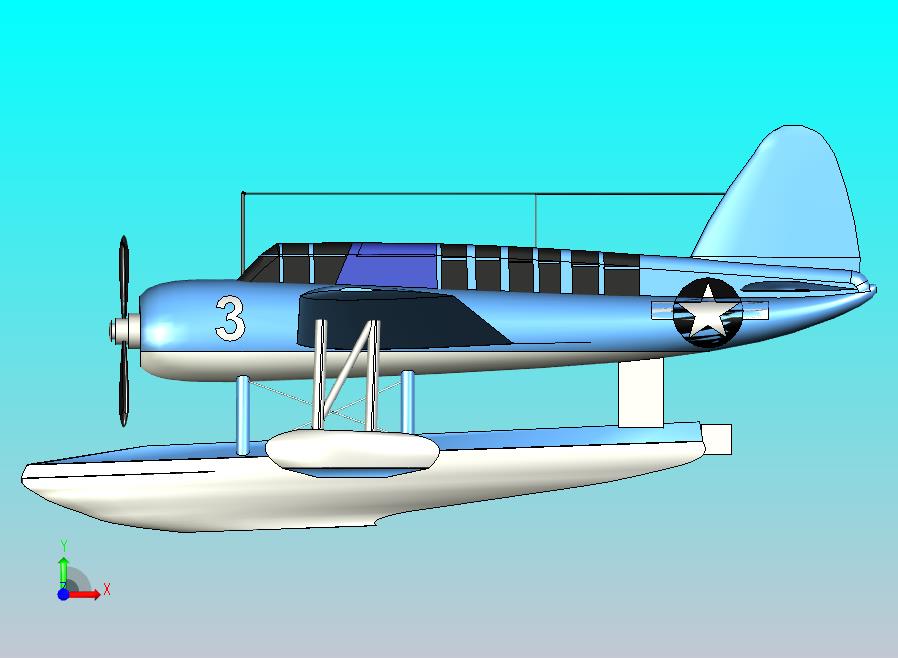 水上飞机航模 (15)