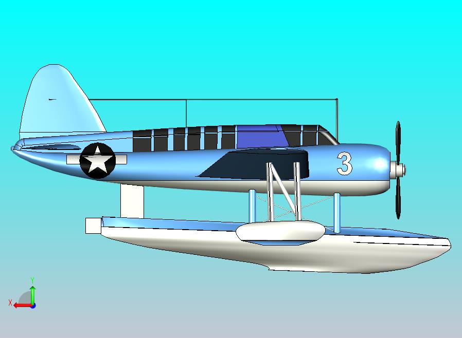 水上飞机航模 (15)