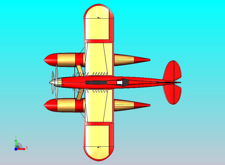 水上飞机航模 (1)