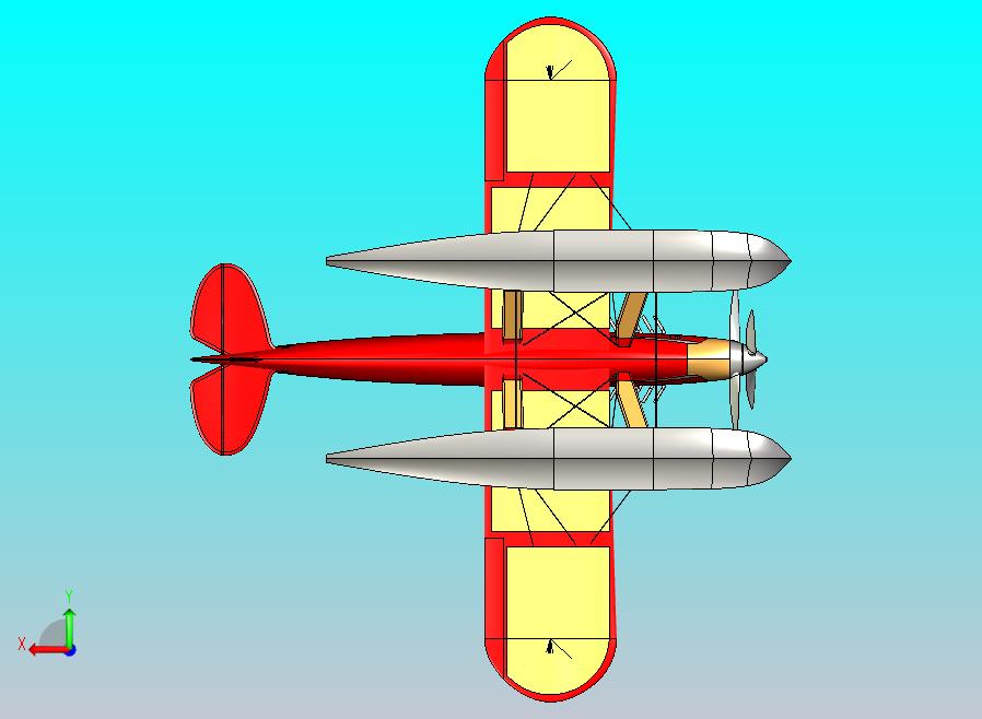 水上飞机航模 (1)