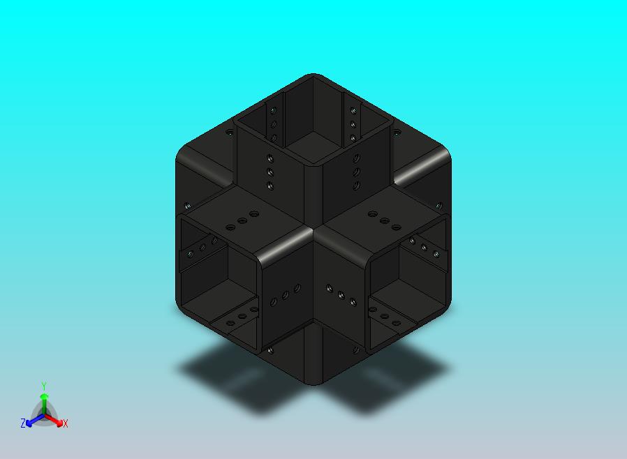 模块化铝型材。