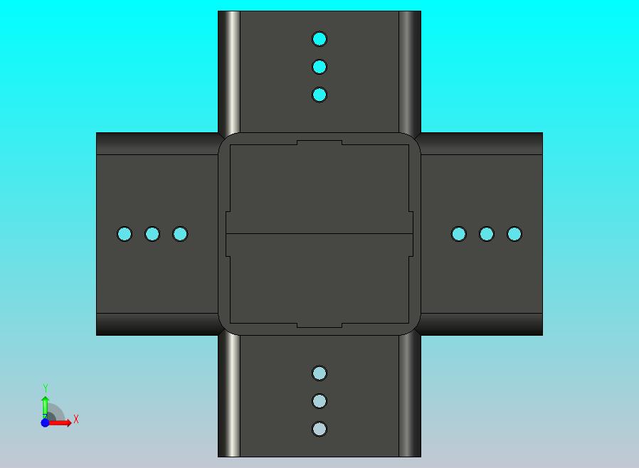 模块化铝型材。