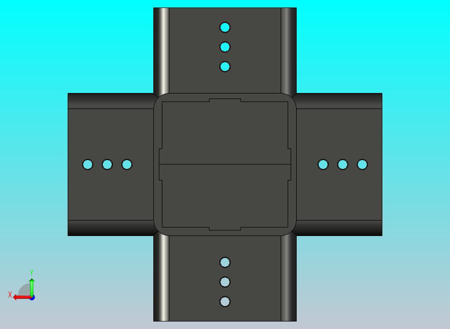 模块化铝型材。