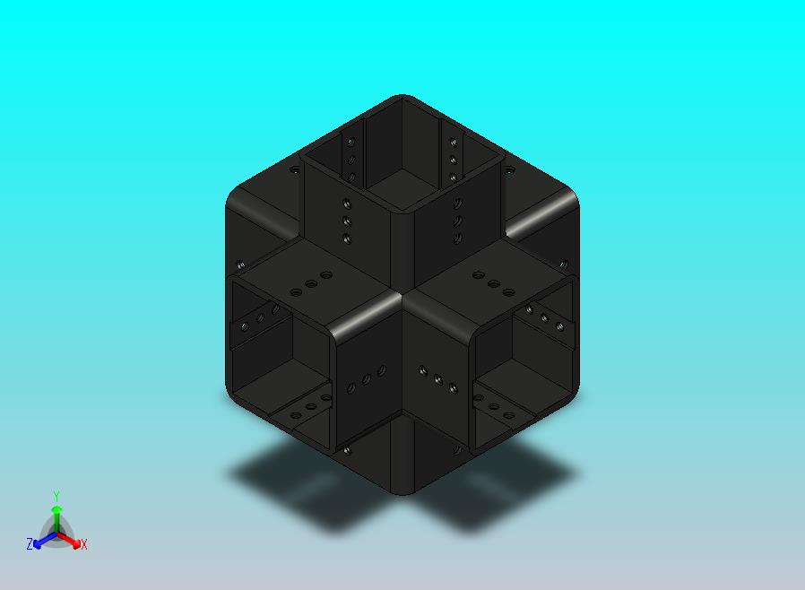 模块化铝型材。