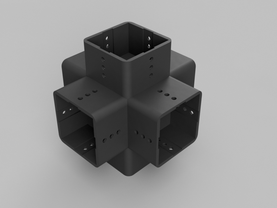 模块化铝型材。