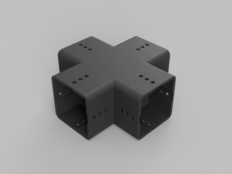 模块化铝型材。