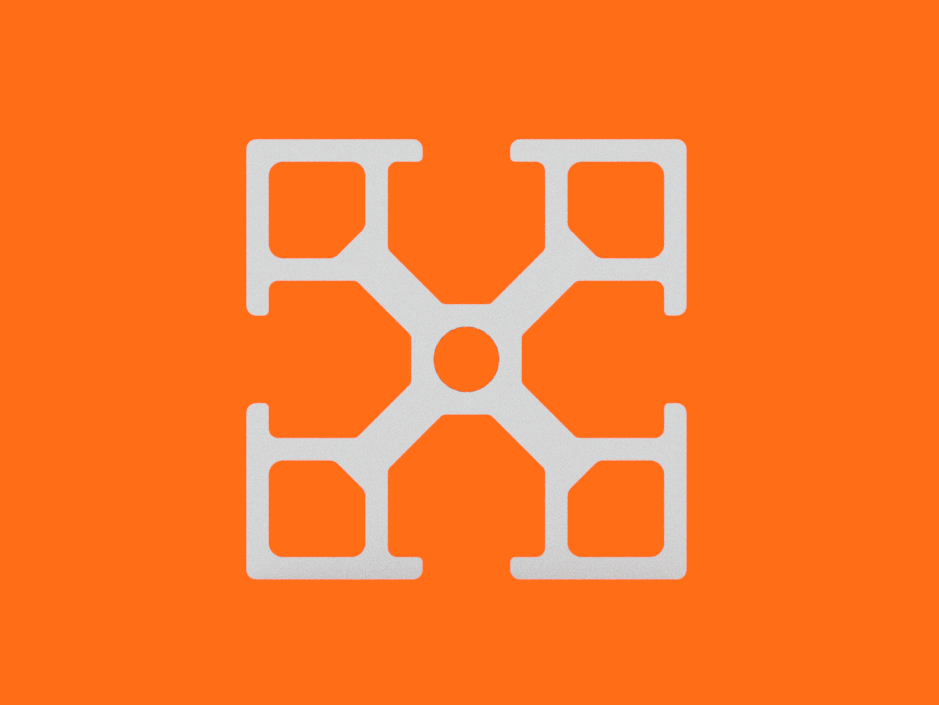 模块化铝型材。