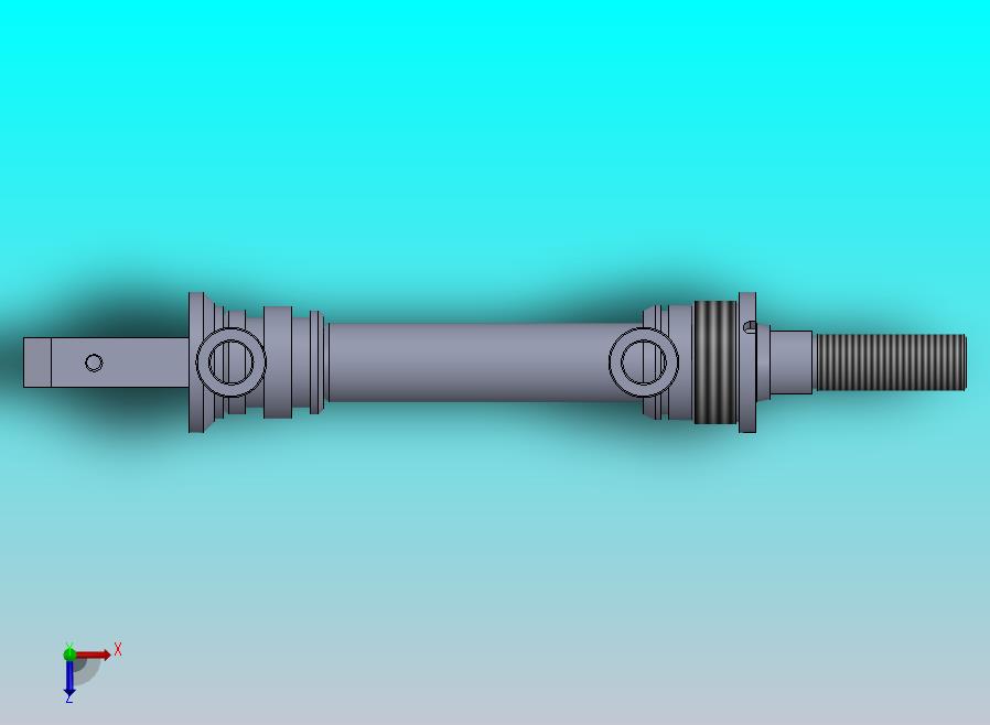 焊接式液压缸（带后端安装孔）40x28x114 mm