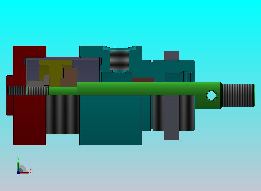 圆形气缸（短行程）32x12x10 mm (1)