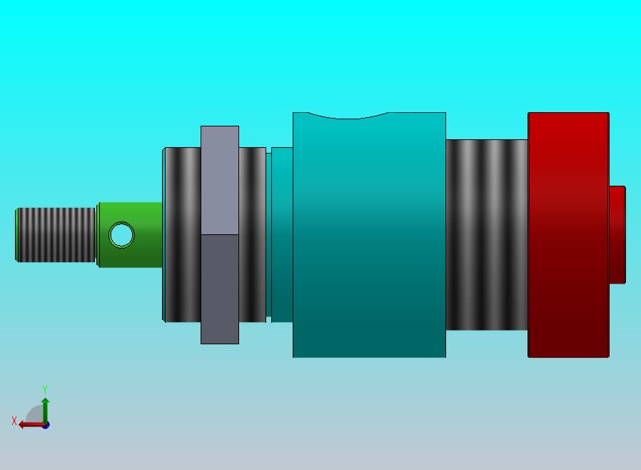 圆形气缸（短行程）32x12x10 mm (1)