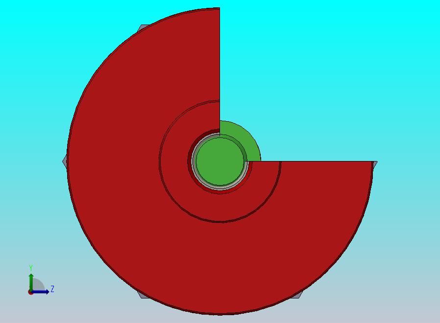 圆形气缸（短行程）32x12x10 mm (1)