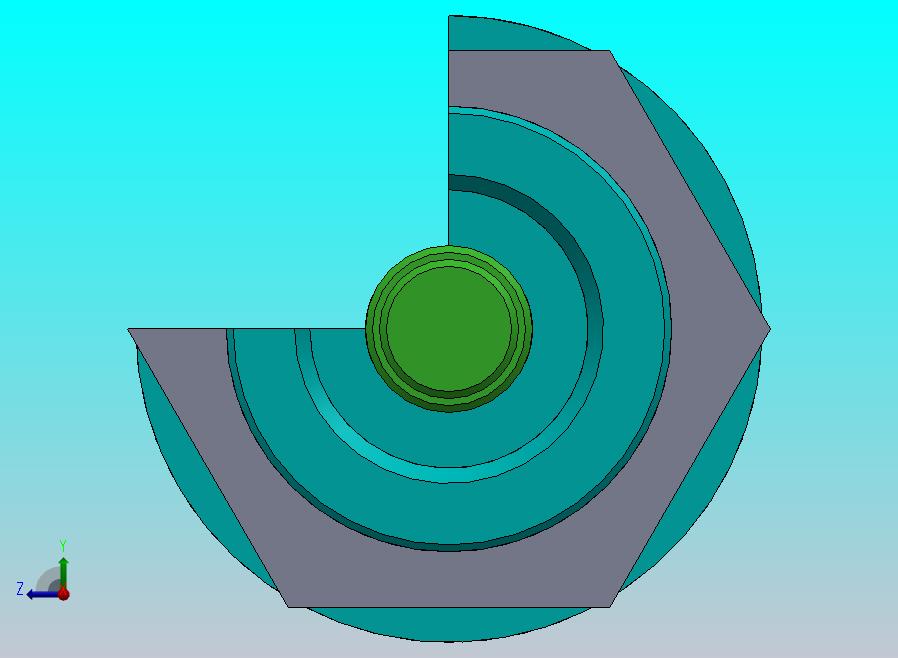 圆形气缸（短行程）32x12x10 mm (1)