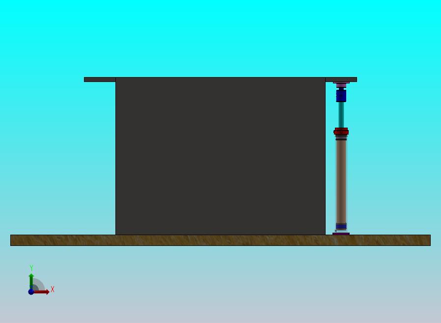 伸缩式液压缸（2级）（前后固定安装）100 l 80 l 50 x（700x3）mm