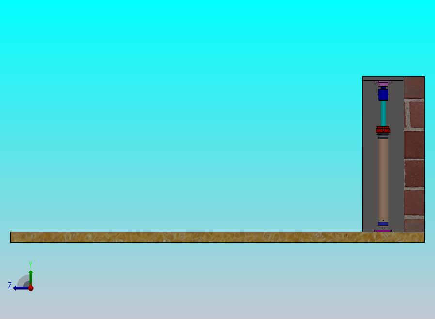 伸缩式液压缸（2级）（前后固定安装）100 l 80 l 50 x（700x3）mm