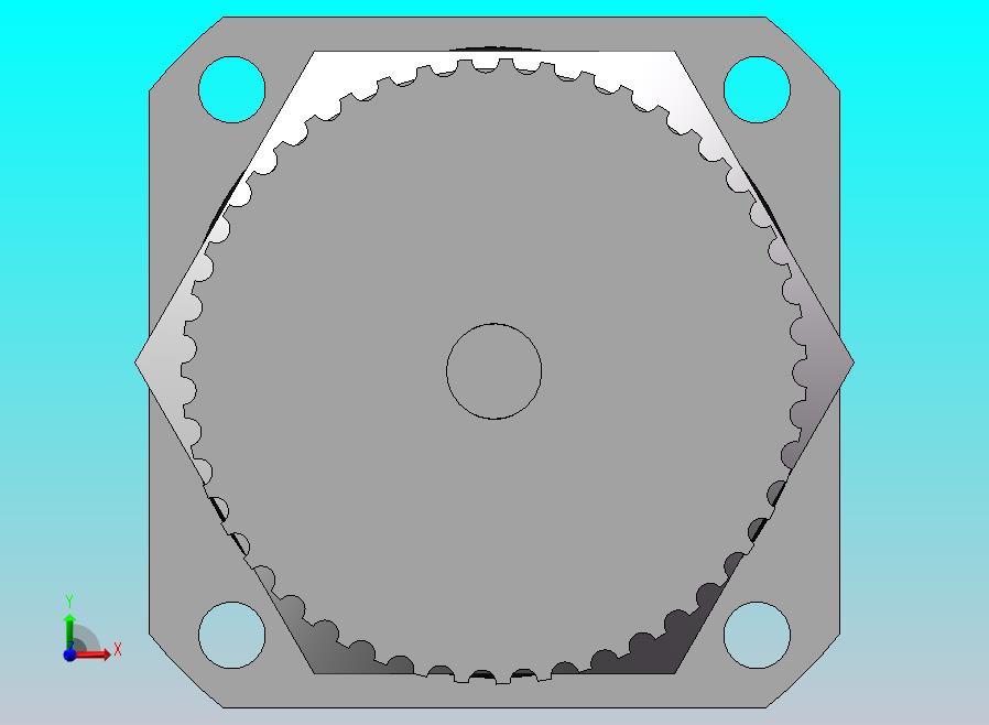 航空头VGA装配图