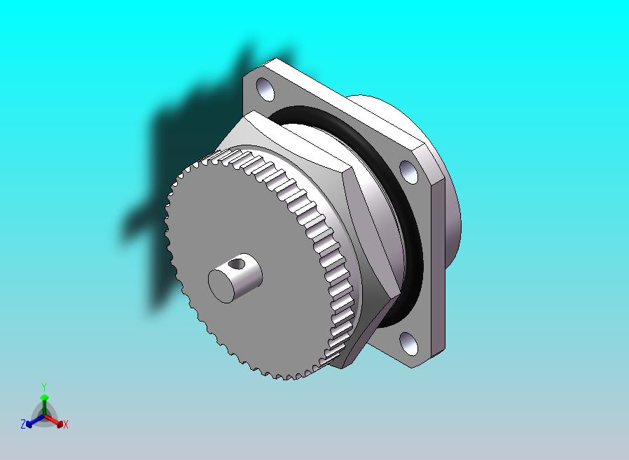 航空头VGA装配图