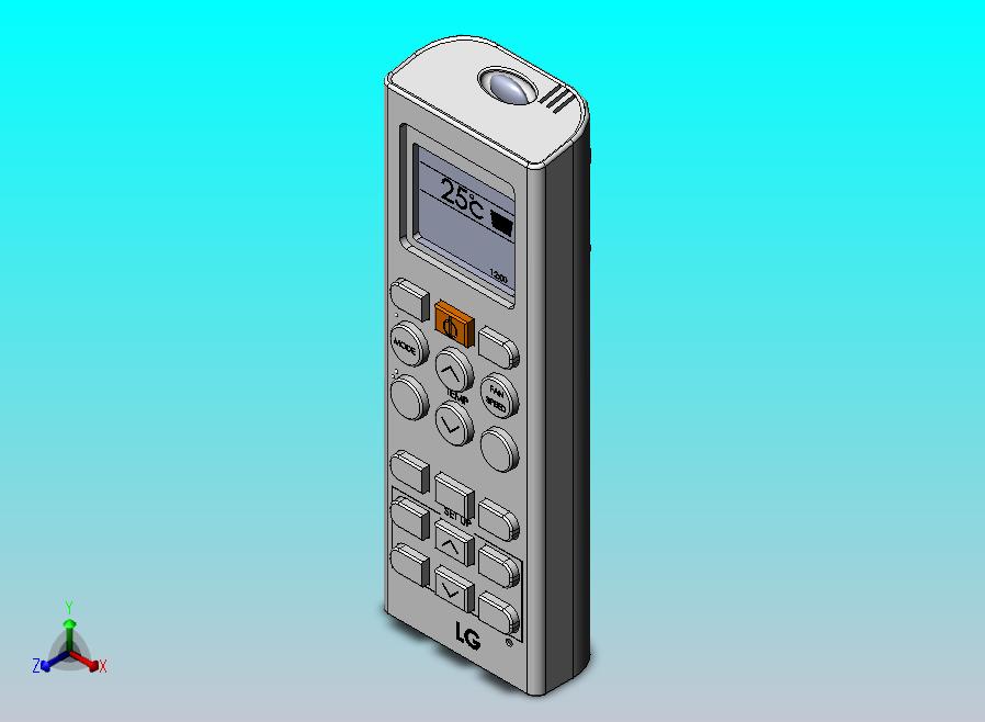 家用空调遥控器带工程图