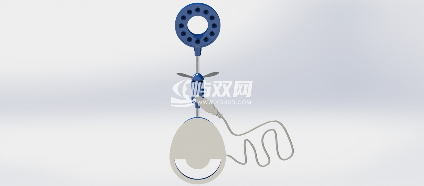风扇和USB读取LED灯