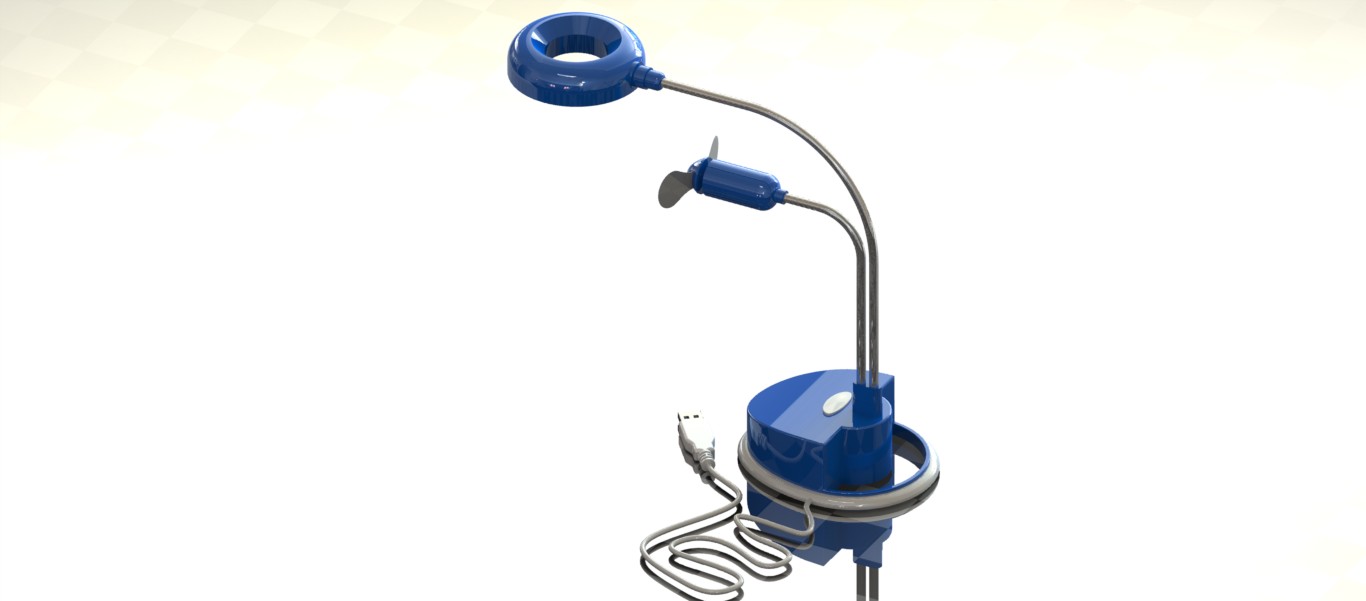 风扇和USB读取LED灯