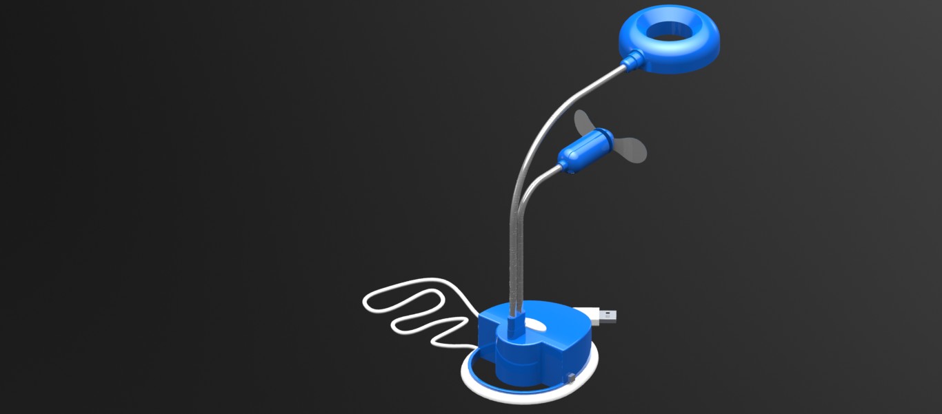 风扇和USB读取LED灯