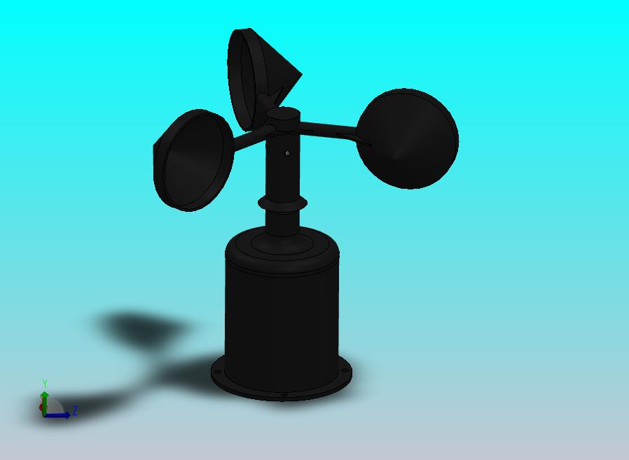 风速传感器三维