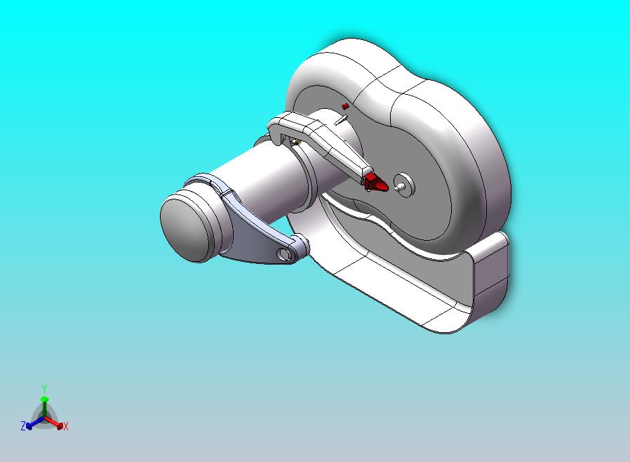 水果削皮机三维带CAD