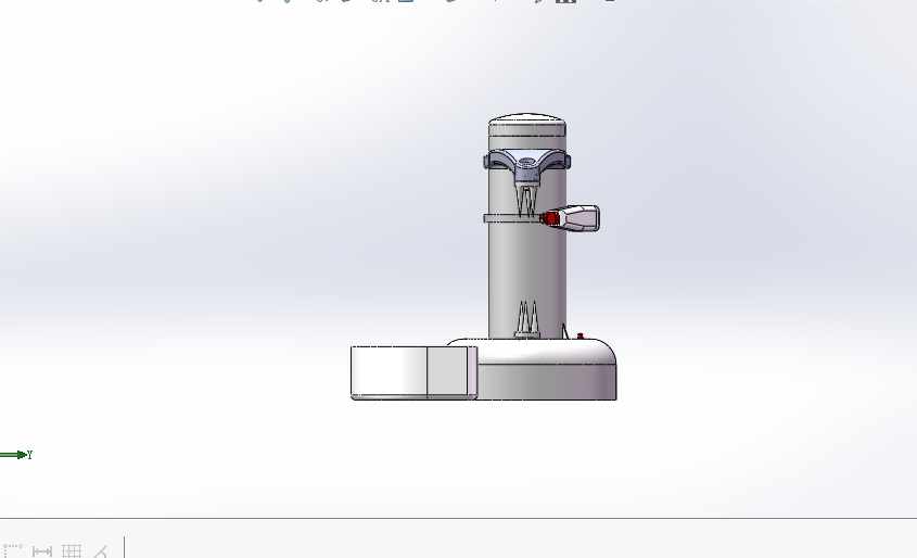 水果削皮机三维带CAD