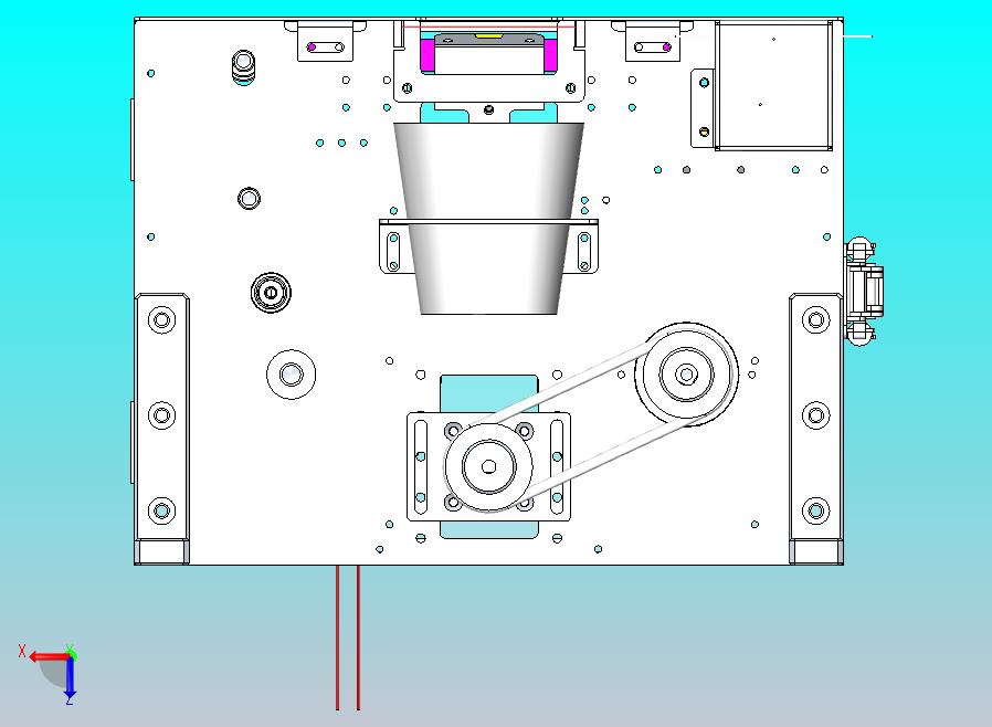 擦胶对针机构，含有收卷和阻尼放卷机构