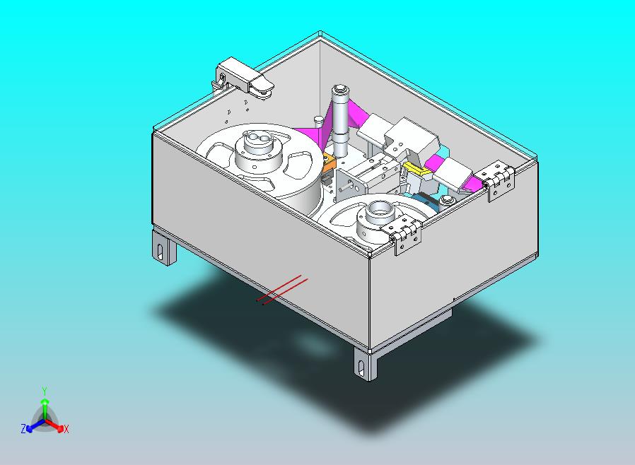 擦胶对针机构，含有收卷和阻尼放卷机构