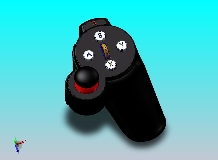 单手操作游戏手柄