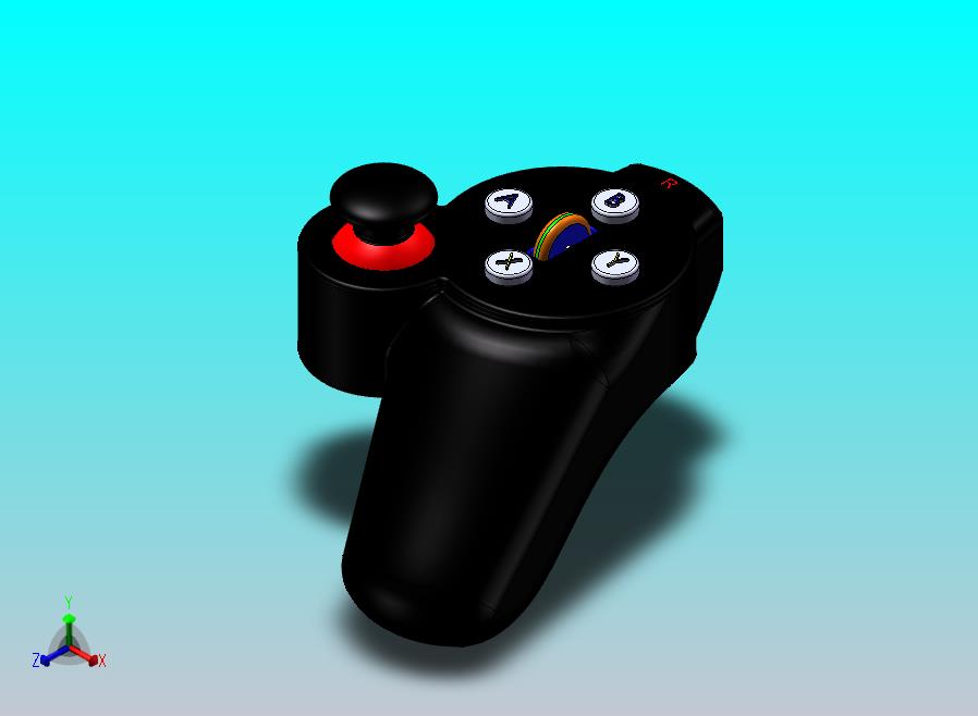 单手操作游戏手柄