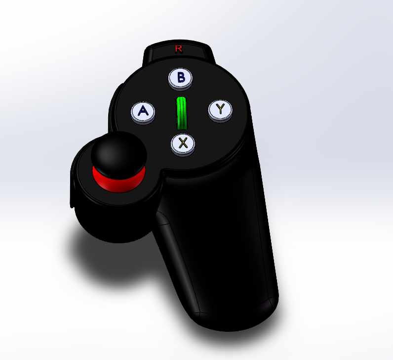 单手操作游戏手柄