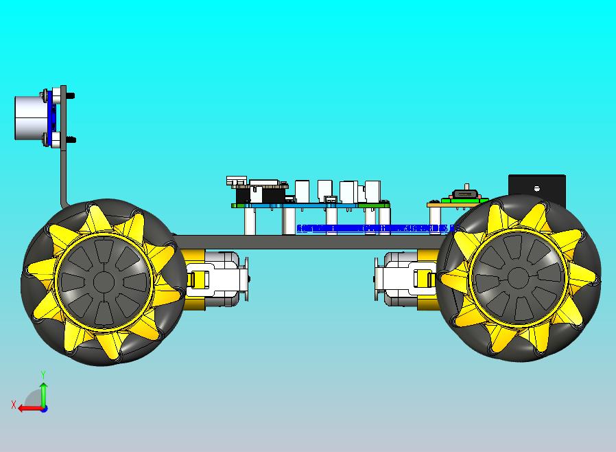 搭载ESP32C6芯片麦克纳姆轮小车
