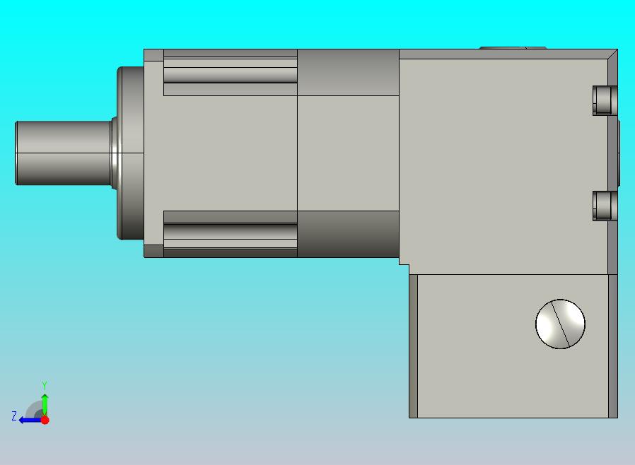 减速机模型 减速比30 输入轴径8mm
