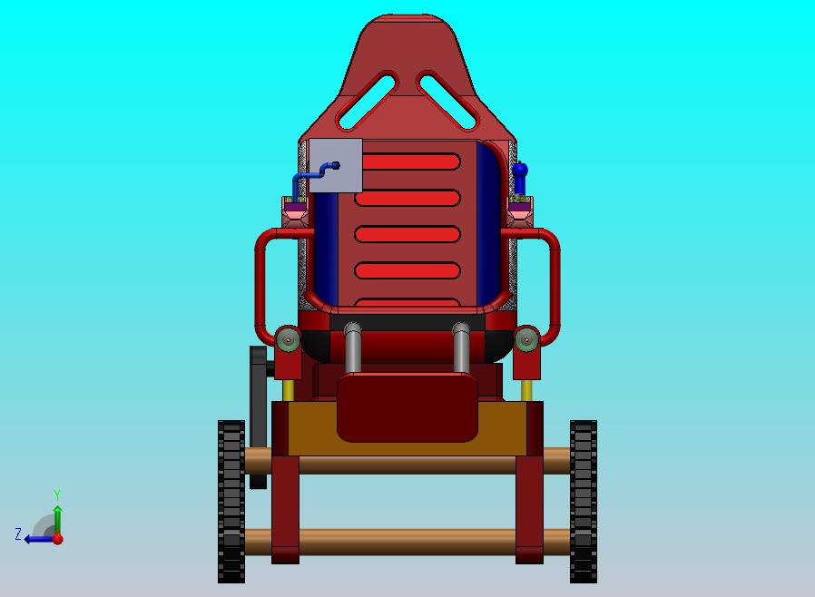 全地形三角履带轮椅