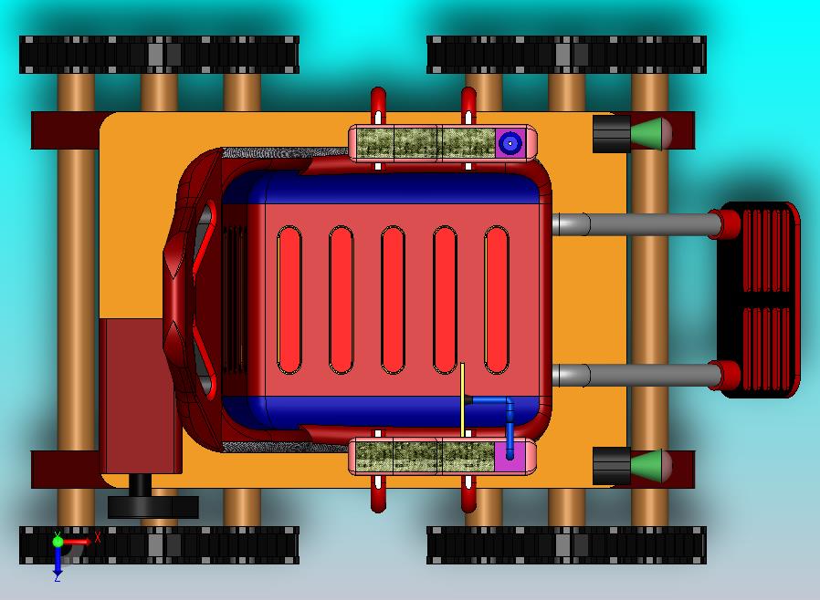 全地形三角履带轮椅