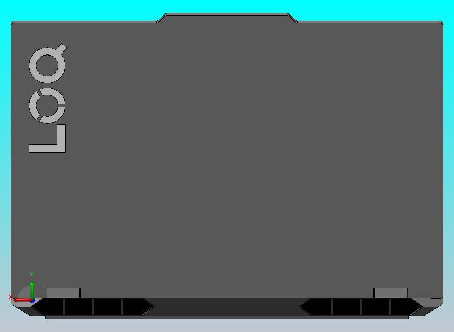 笔记本电脑 CAD 模型