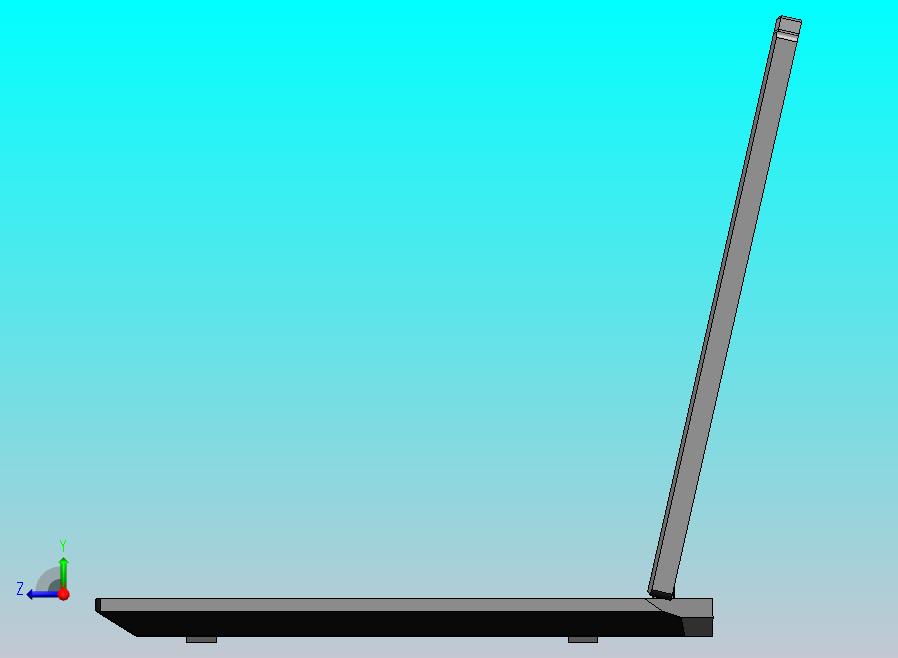 笔记本电脑 CAD 模型