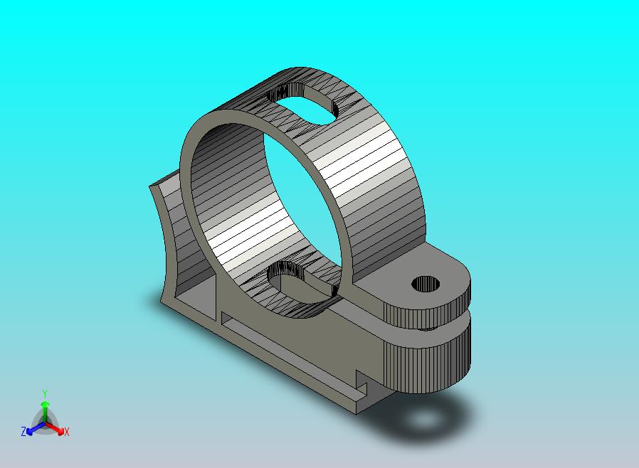 方向盘上的手电筒支架
